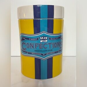 Jonathan Adler Carnaby Confections Canister Ceramic Storage Container Retired